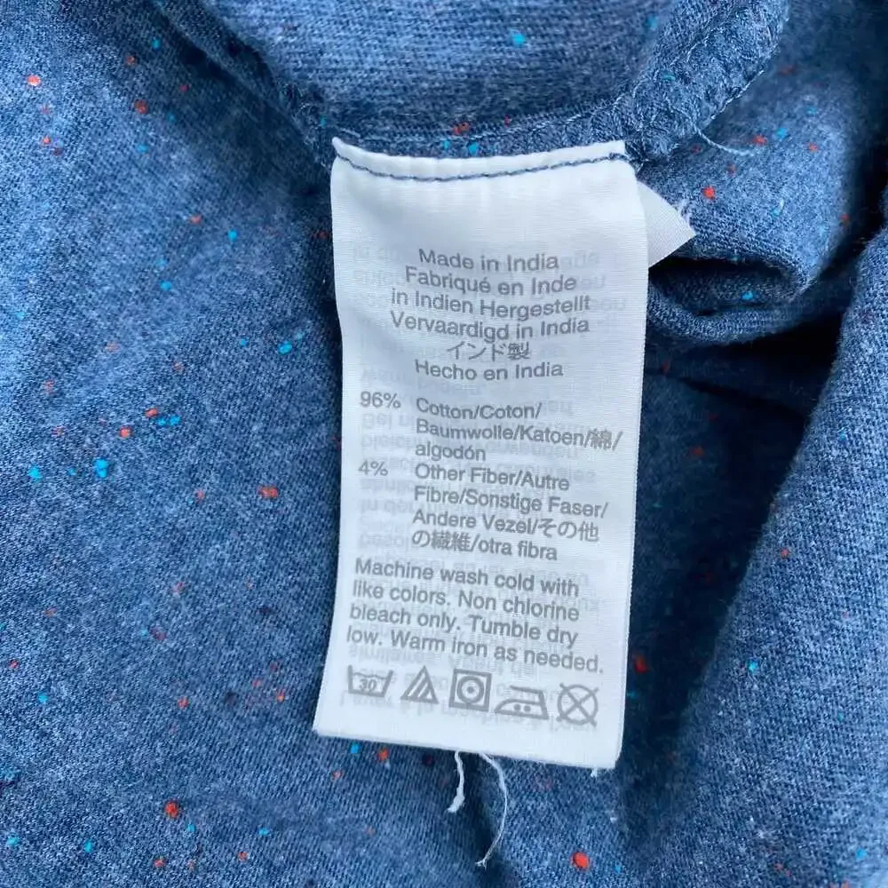 J. Crew Blue Short Sleeve Tee | Cotton Classic Regular M
